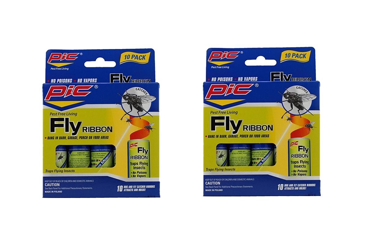 Pic FR10B Sticky Fly Ribbons - 20-pack