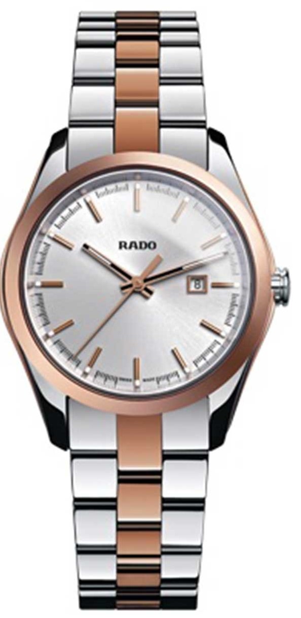 Rado HyperChrome Two-Tone Ceramos and Steel Ladies Watch R32976102