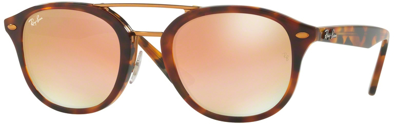 Ray-Ban Havana Square Tortoise Sunglasses RB2183-1127B9-53