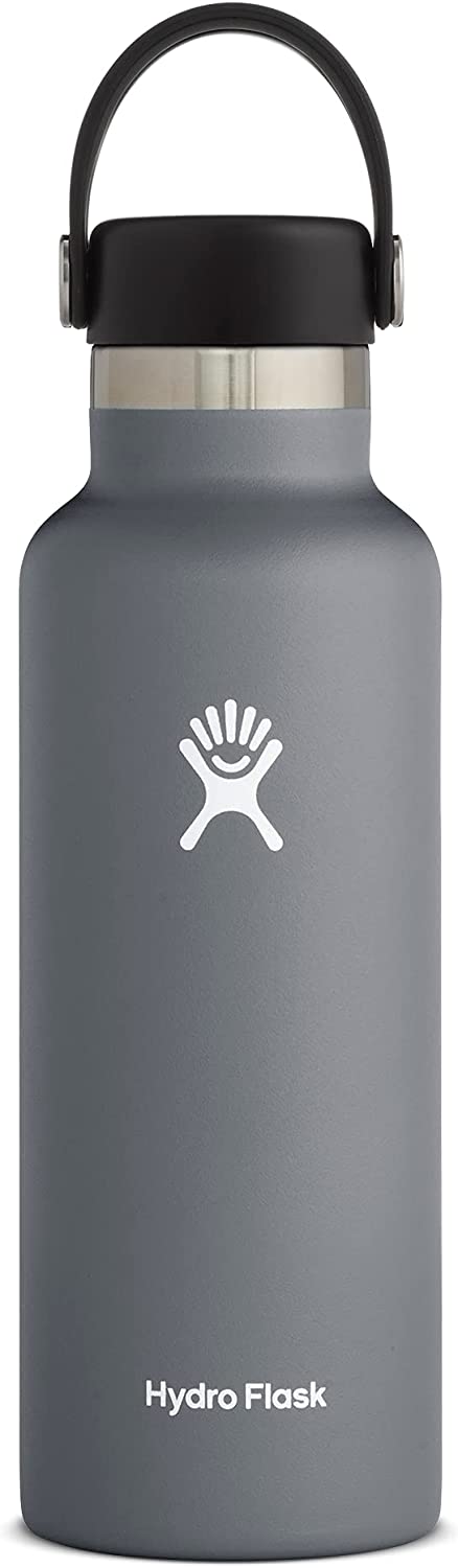 Hydro Flask 18 oz Insulated Leak Proof Water Bottle - Standard Mouth - Stone