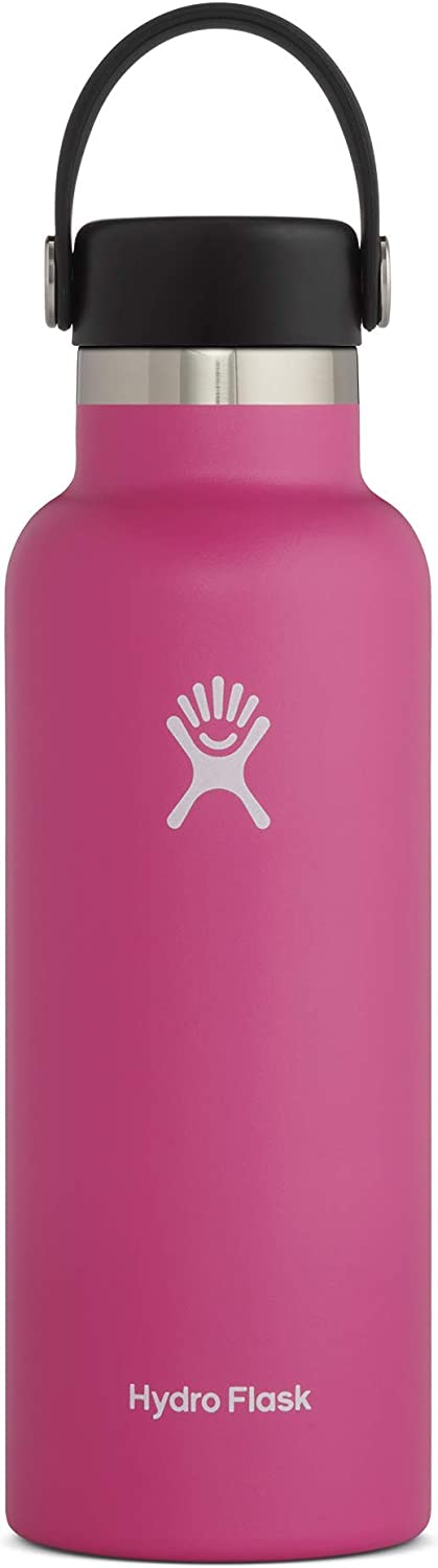 Hydro Flask 18 oz Insulated Leak Proof Water Bottle - Standard Mouth - Carnation