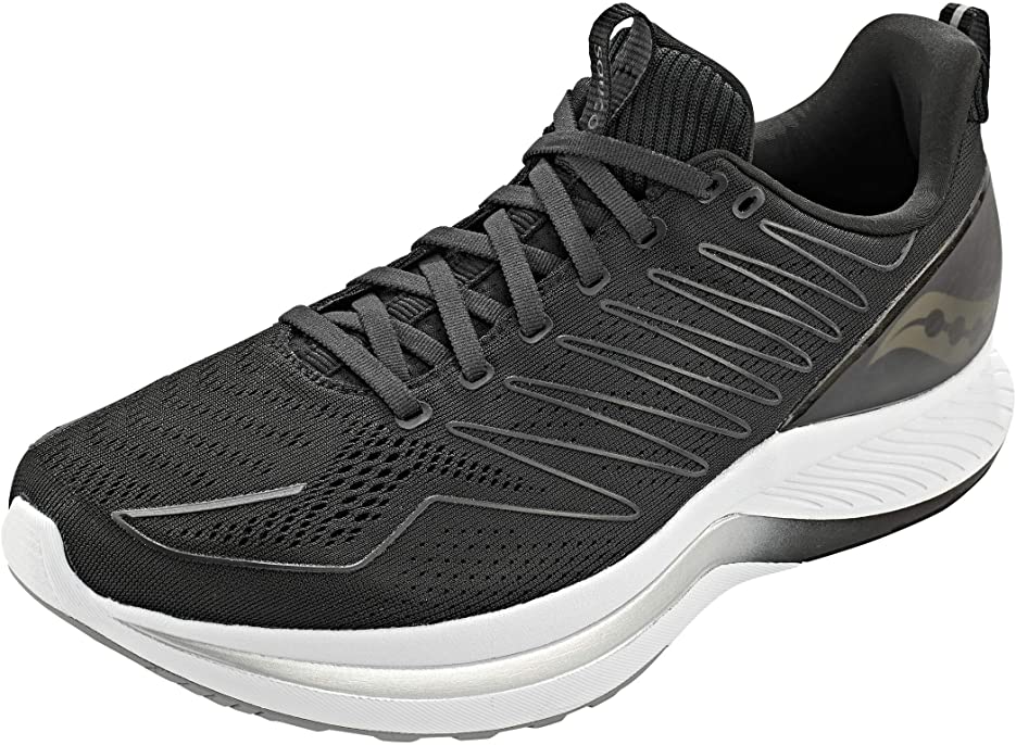 Saucony Mens Endorphin Shift Running Shoe - Black/White - 10