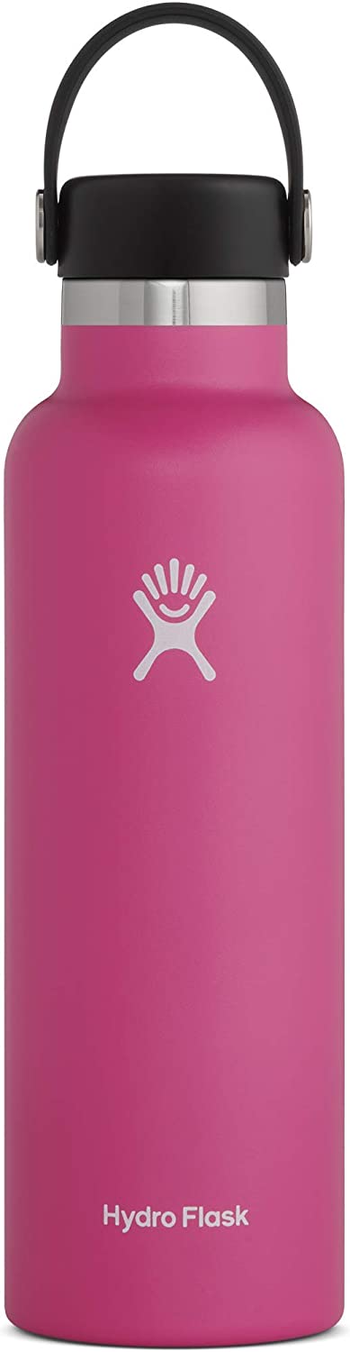 Hydro Flask 21 oz Leak Proof Sports Water Bottle - Standard Mouth - Carnation