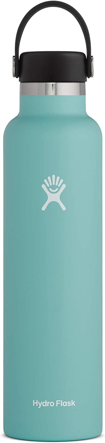 Hydro Flask 24 oz Leak Proof Sports Water Bottle - Standard Mouth with BPA Free Flex Cap - Alpine