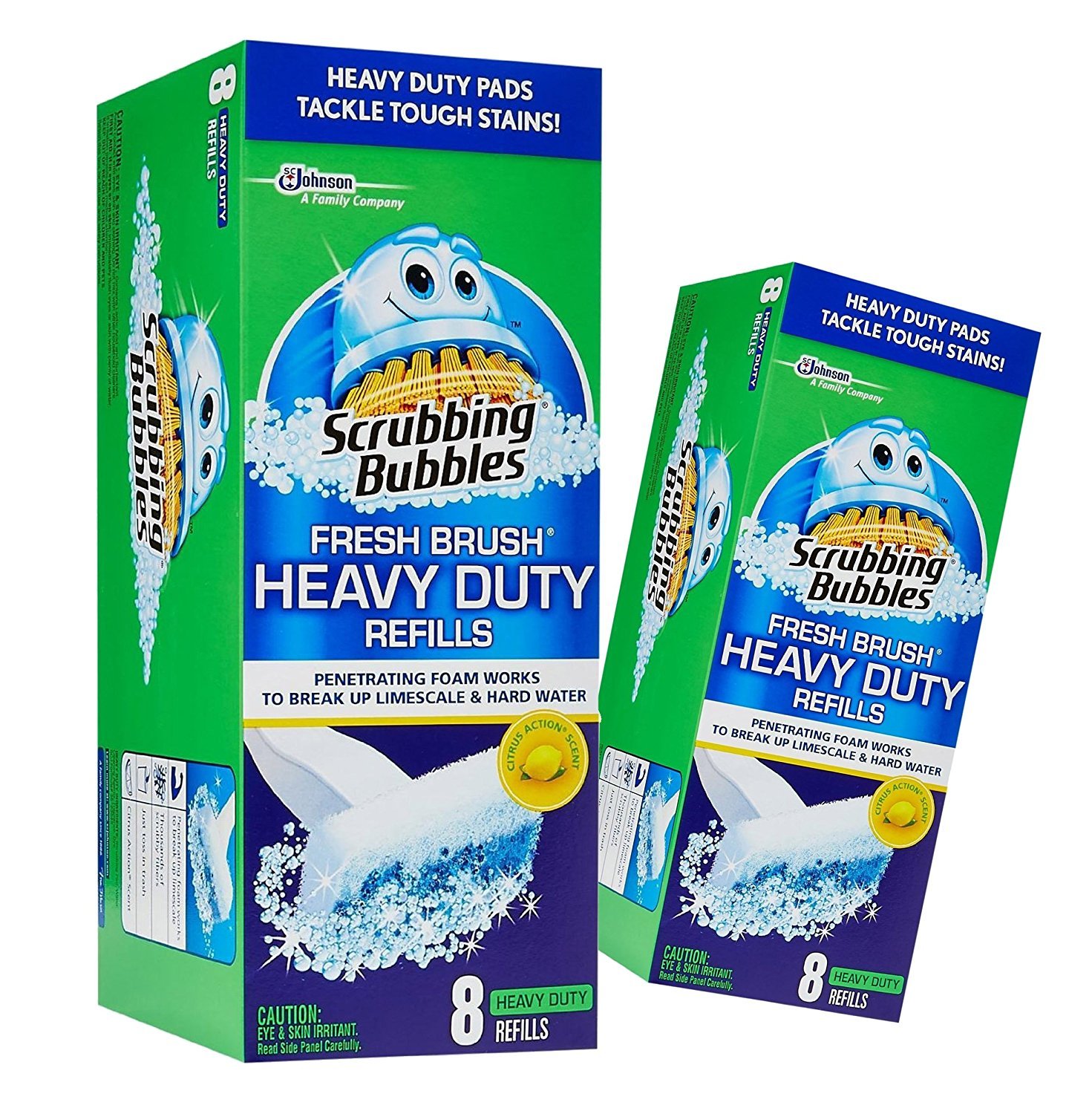 Scrubbing Bubbles - Fresh Brush HEAVY DUTY Refills 2 PACK
