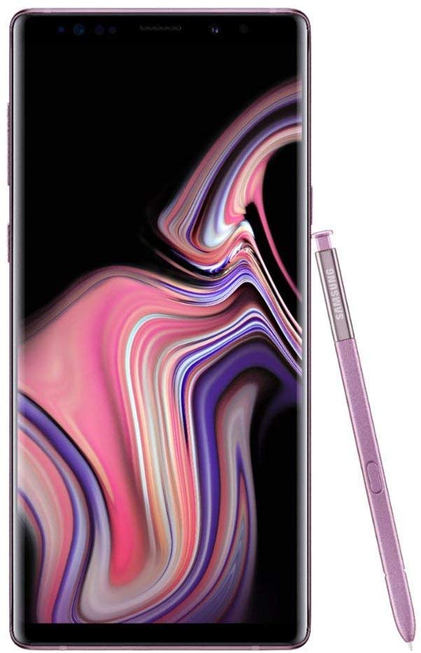 Samsung Galaxy Note9 Factory Unlocked Phone with 6.4in Screen and 128GB - Lavender Purple (Renewed)
