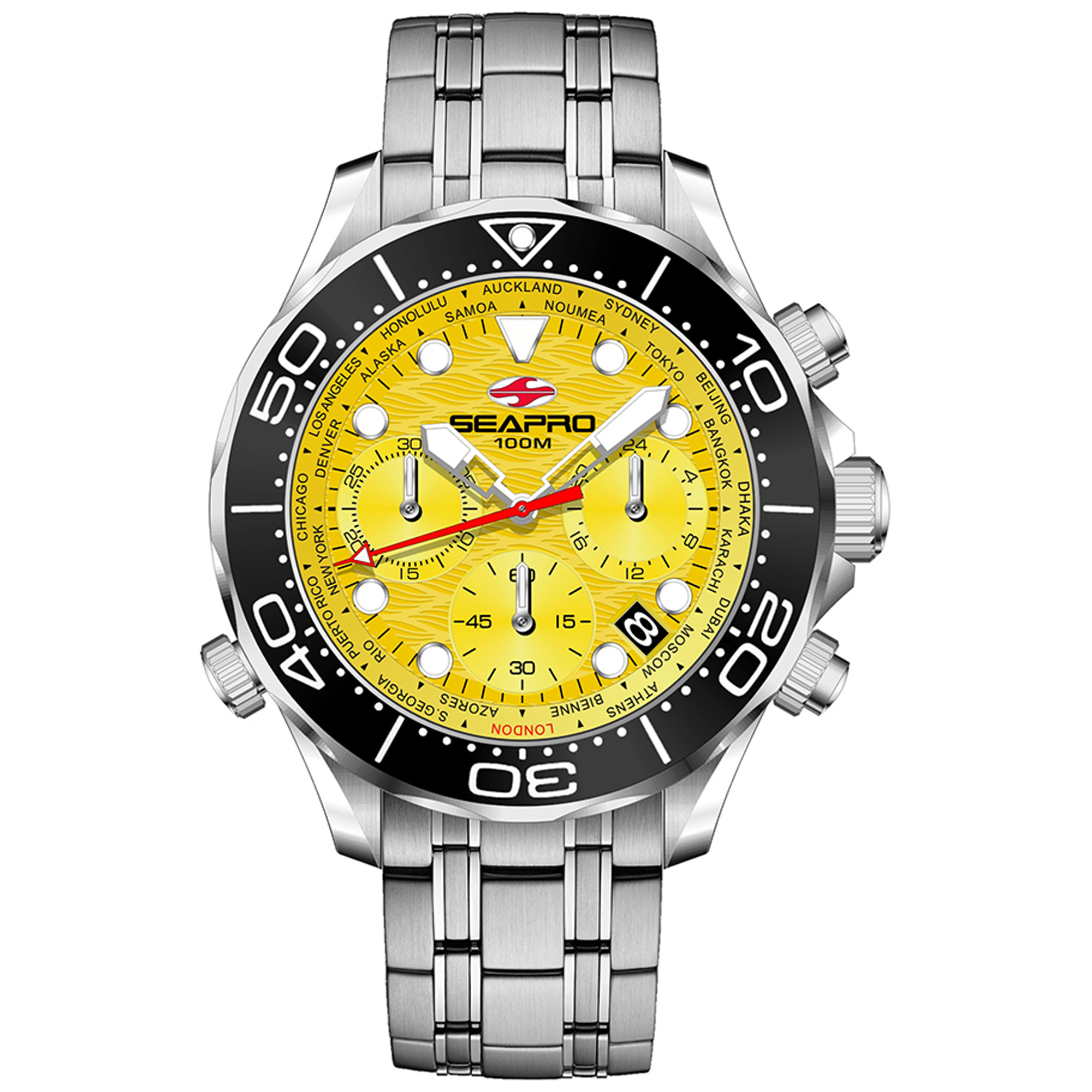 Seapro Mondial Timer Mens Watch SP0153