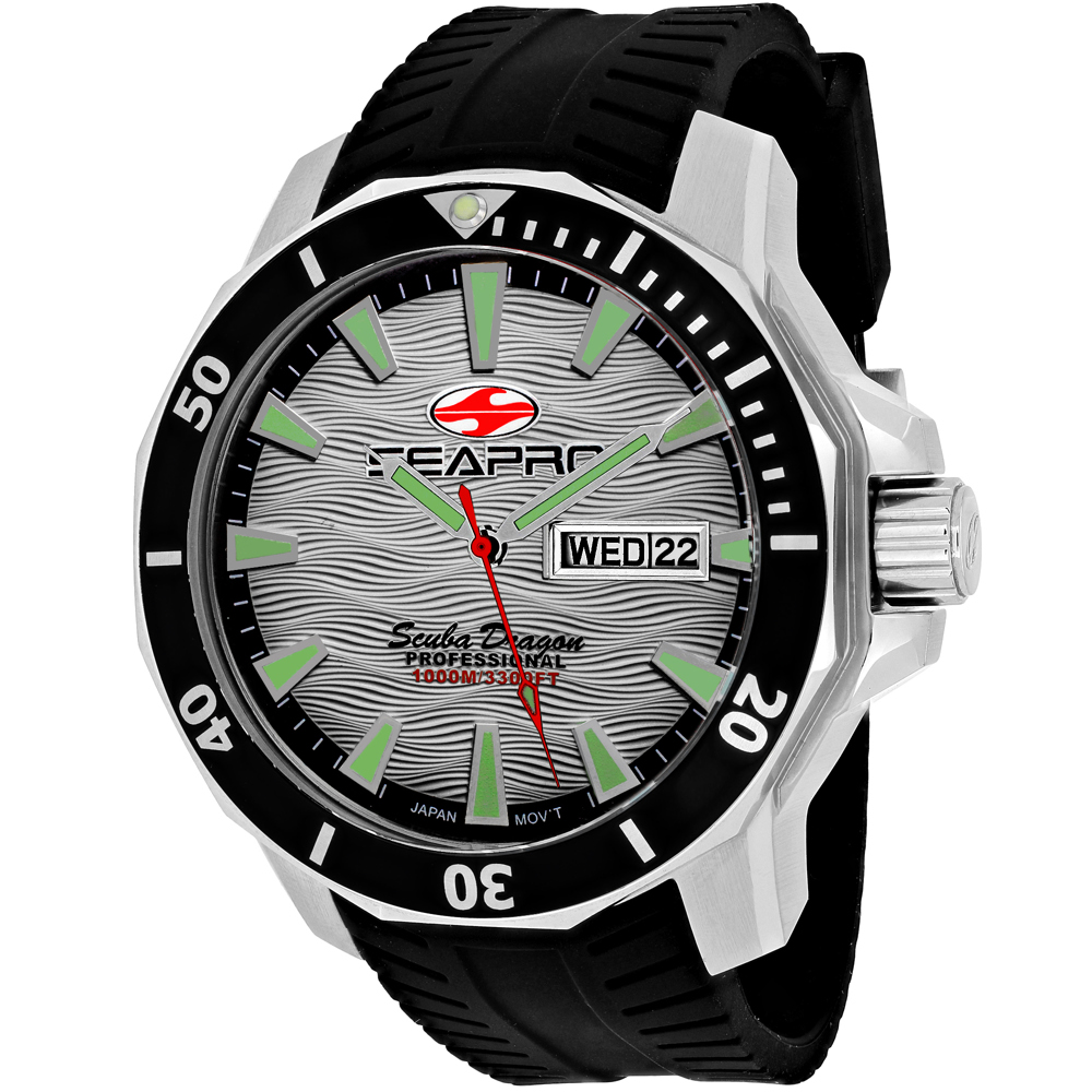 Seapro Scuba Dragon Diver Limited Edition 1000 Meters Mens Watch SP8312