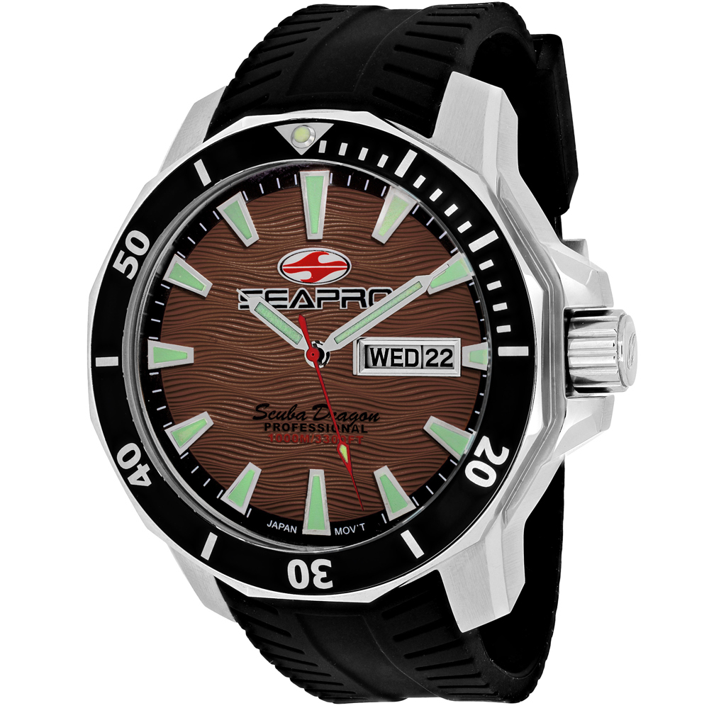 Seapro Scuba Dragon Diver Limited Edition 1000 Meters Mens Watch SP8315