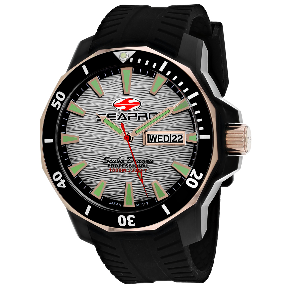Seapro Scuba Dragon Diver Limited Edition 1000 Meters Mens Watch SP8321