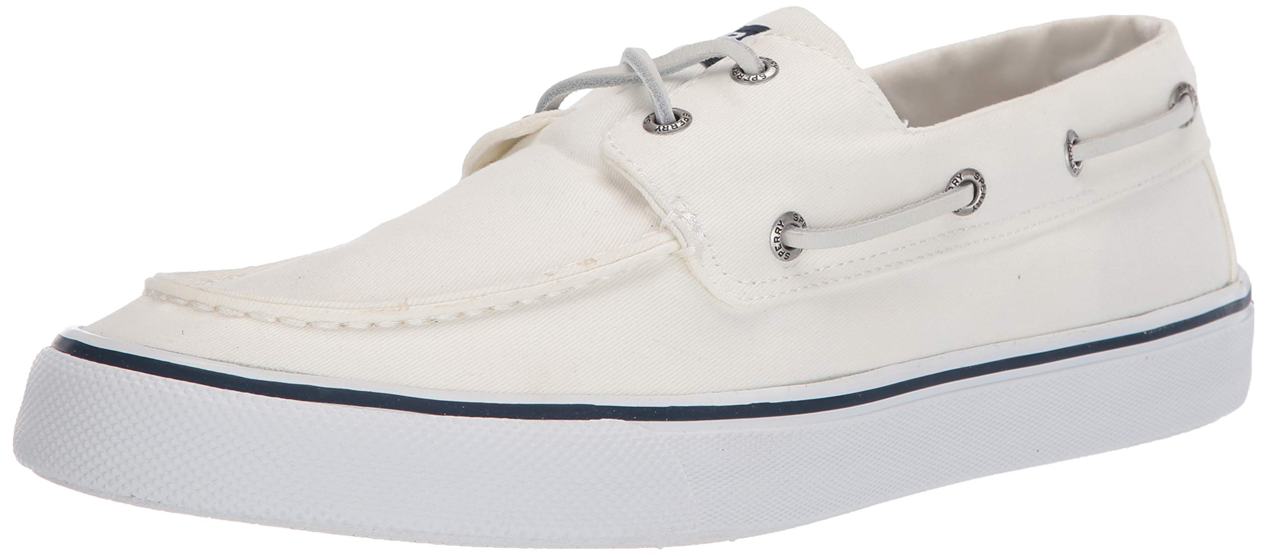 Sperry Mens Bahama II Boat Shoe - SW White - Size 8.5