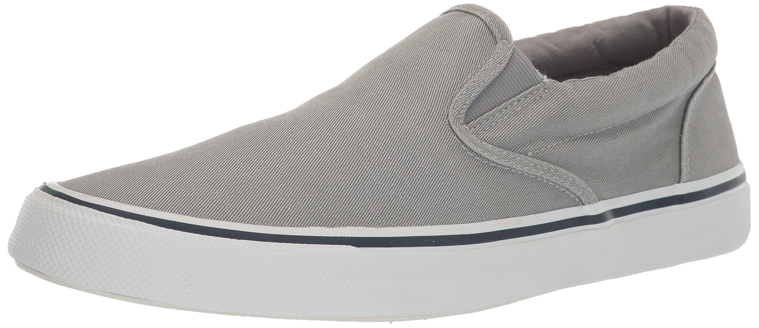 Sperry Mens Striper II Slip On Sneaker - SW Grey - Size 11.5