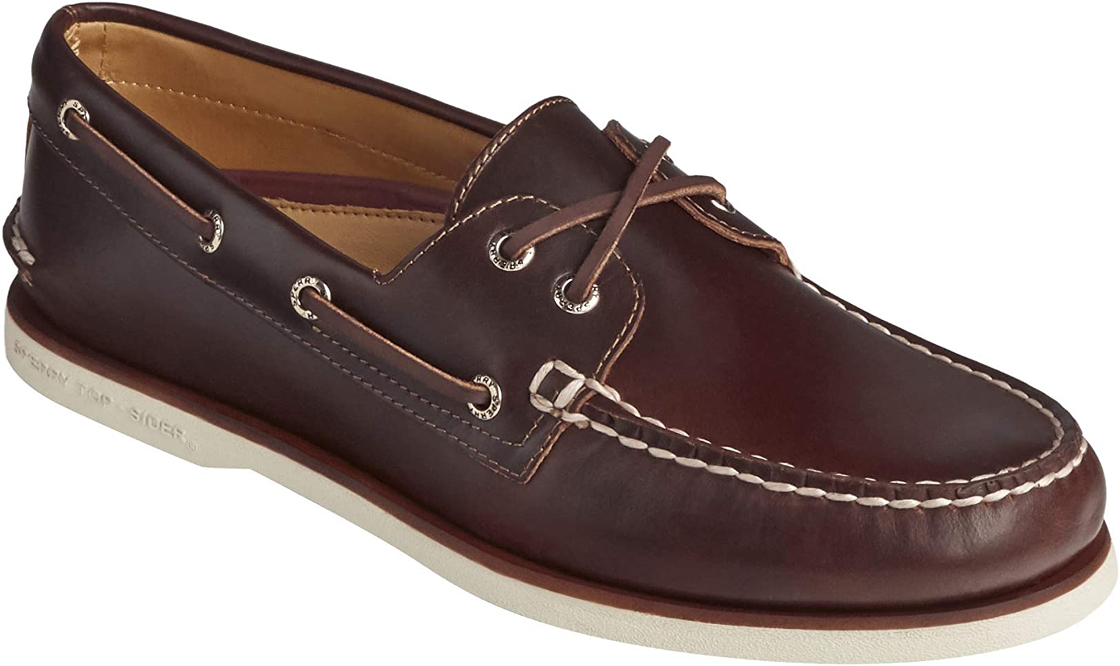 Sperry Mens Gold A/O 2-Eye Boat Shoe - Amaretto - Size 11