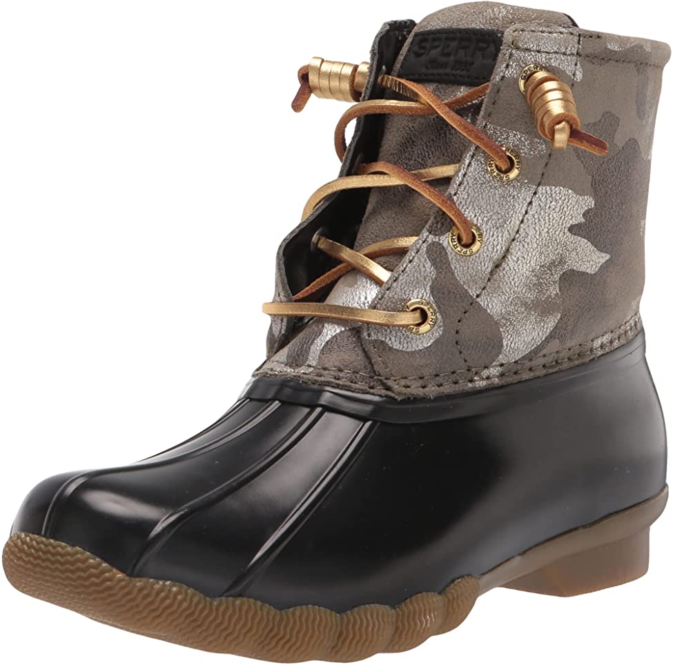Sperry Womens Saltwater Snow Boot - Olive Camo - 9
