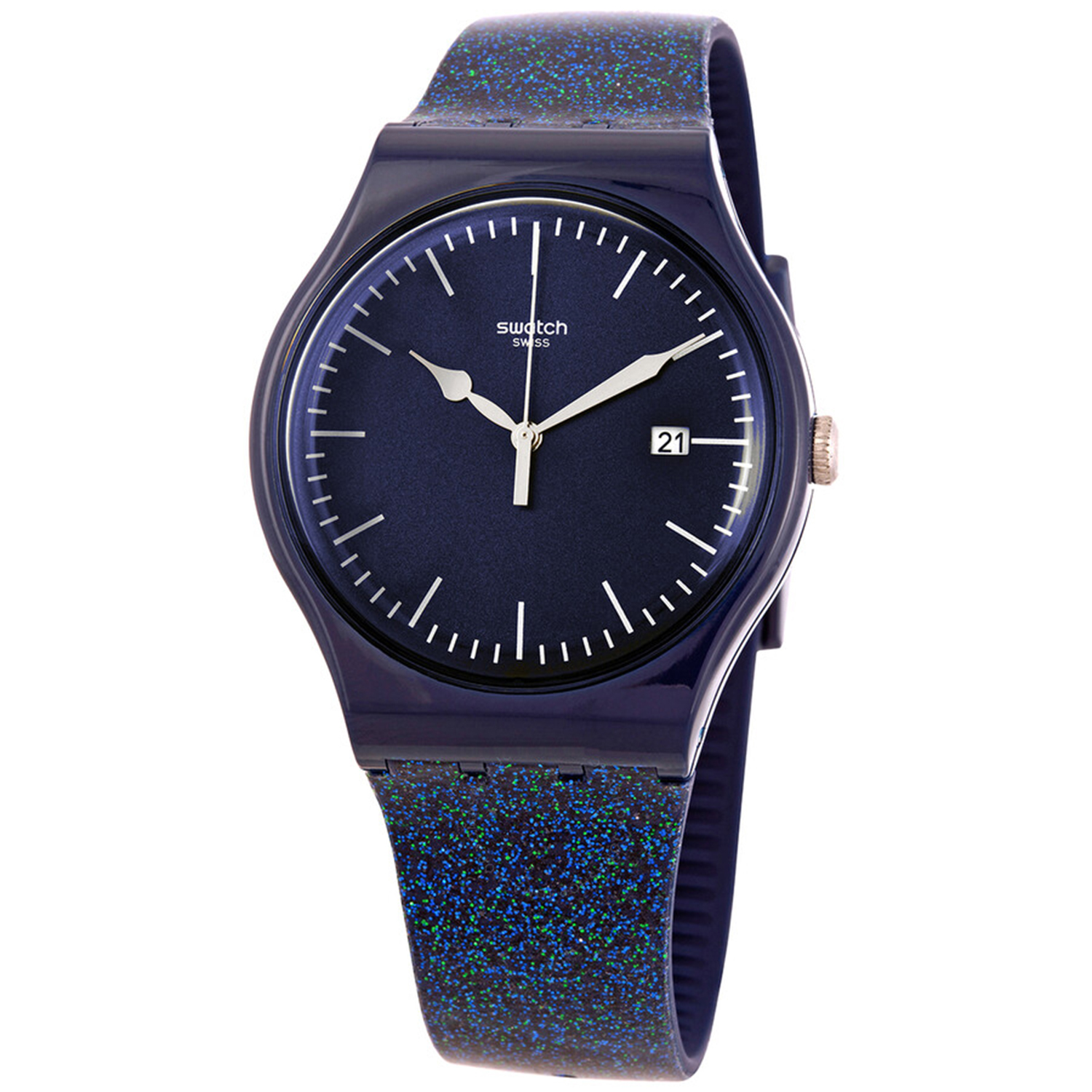 Swatch Glitter Space Mens Watch SUON401