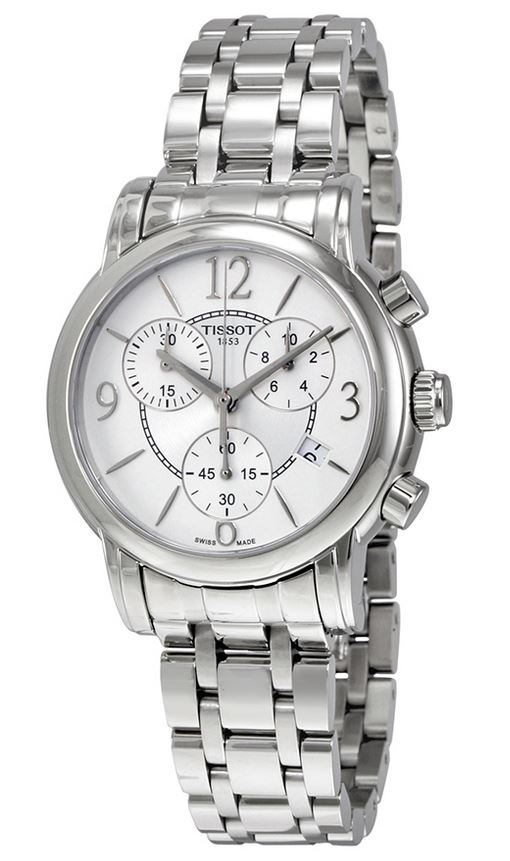 Tissot Dressport Chronograph Stainless Steel Ladies Watch T0502171101700