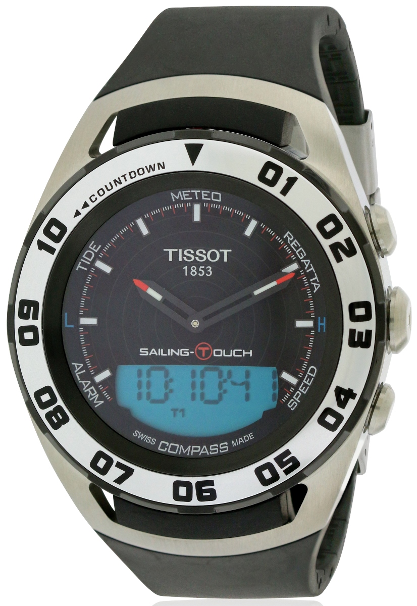 Tissot Sailing Touch Alarm Chronograph Rubber Mens Watch T0564202705101