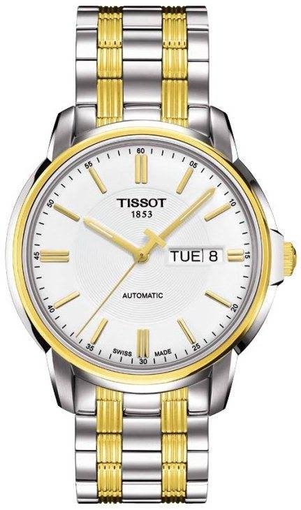 Tissot Automatic III Two-Tone Mens Watch T0654302203100