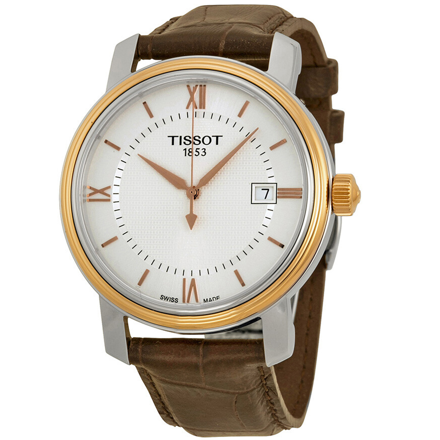 Tissot Bridgeport Leather Mens Watch T0974102603800