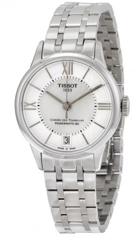 Tissot Chemin Des Tourelles Powermatic 80 Stainless Steel Mens Watch T0992071111800