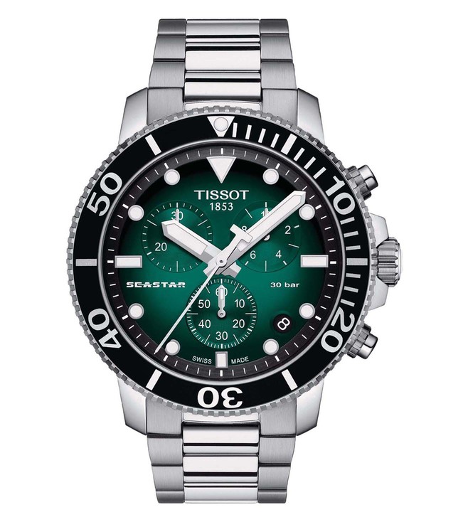 Tissot Seastar 1000 Chronograph Stainless Steel Mens Watch T1204171109101