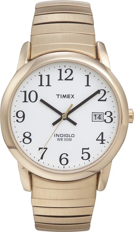 Timex Gold-Tone Expansion Easy Reader Mens Watch T2N090