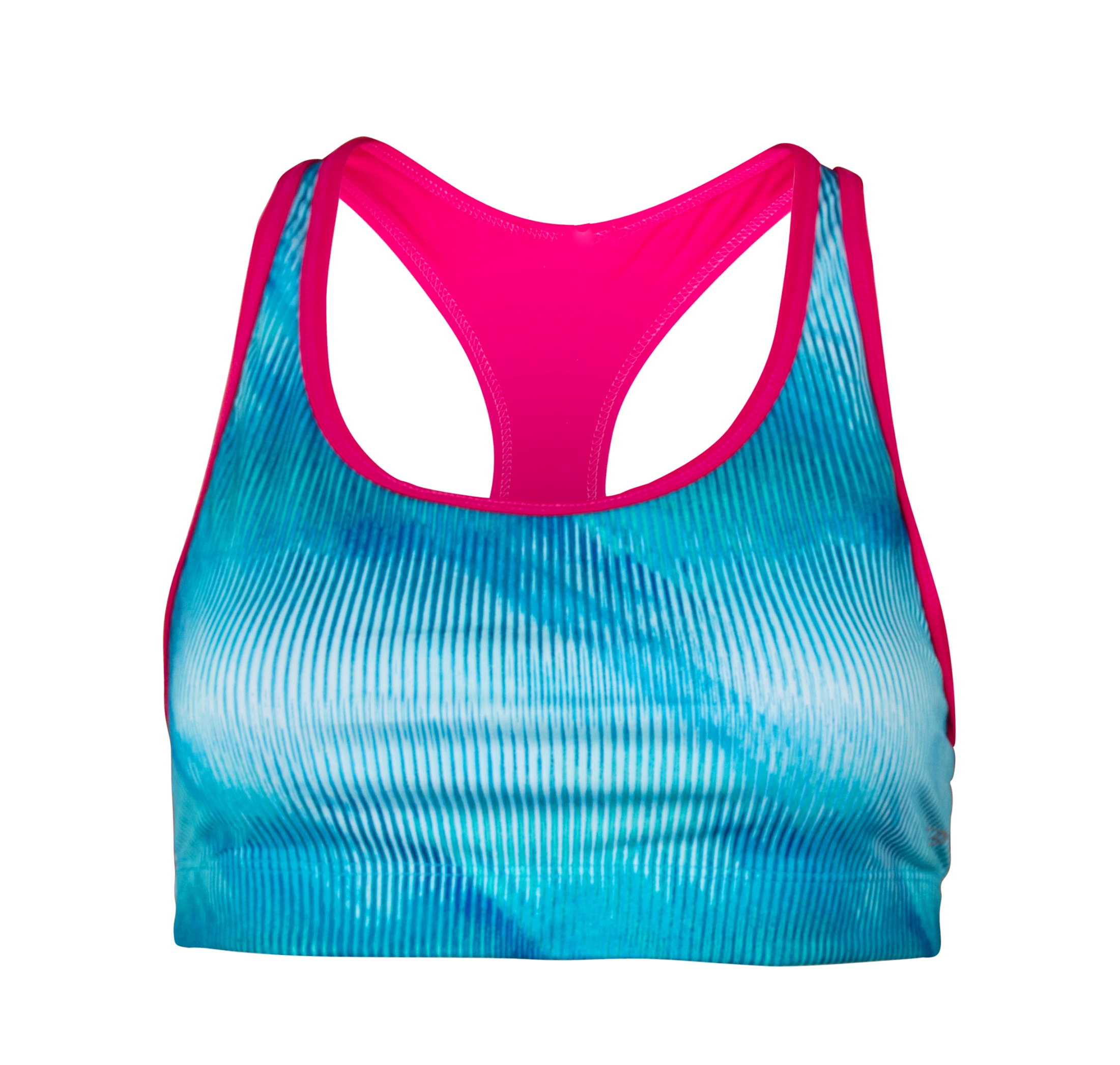 Champion Sports Bra - Tie Dye Turquoise Reversible  - Medium - CH-TIE-DYE-TORQOUIS-REVERSIBLE-MEDIUM