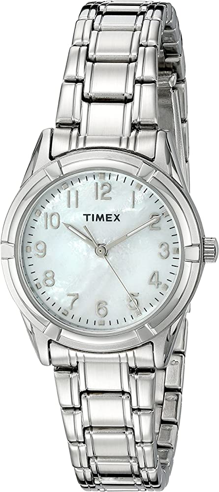 Timex Easton Avenue Stainless Steel Pearlized Ladies Watch TW2P76000