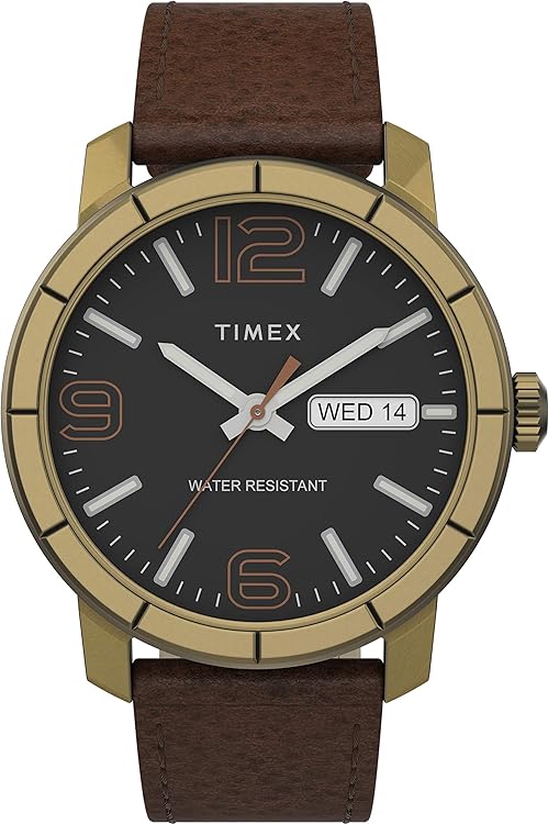 Timex Mod44 Brown Leather Mens Watch TW2T72700