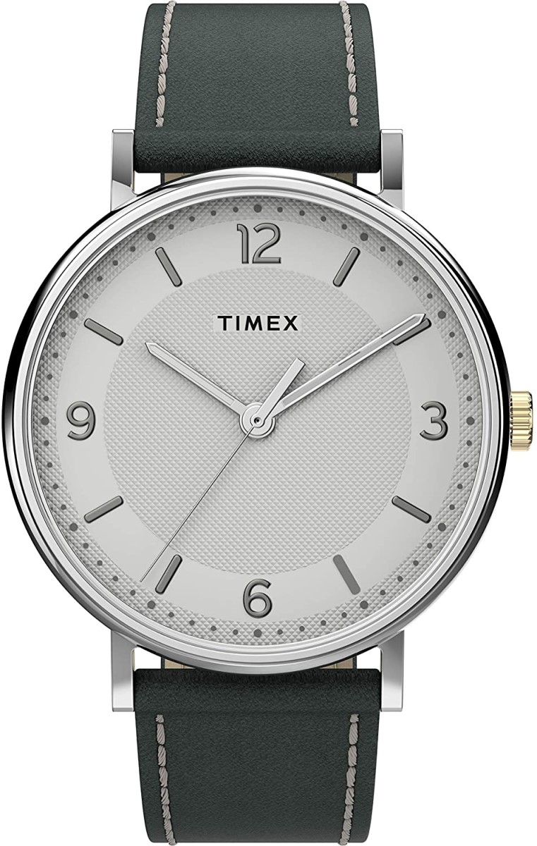 Timex Southview Gray Leather Mens Watch TW2U67500
