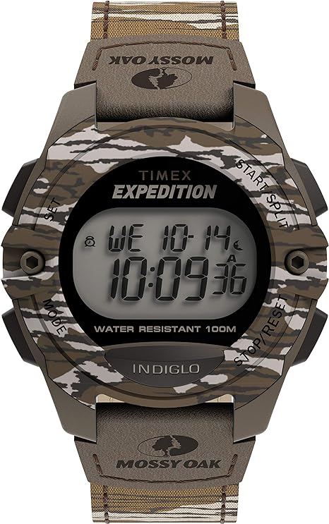 Timex x Expedition Digital CAT 40mm Camo Fabric Mens Watch TW4B19600