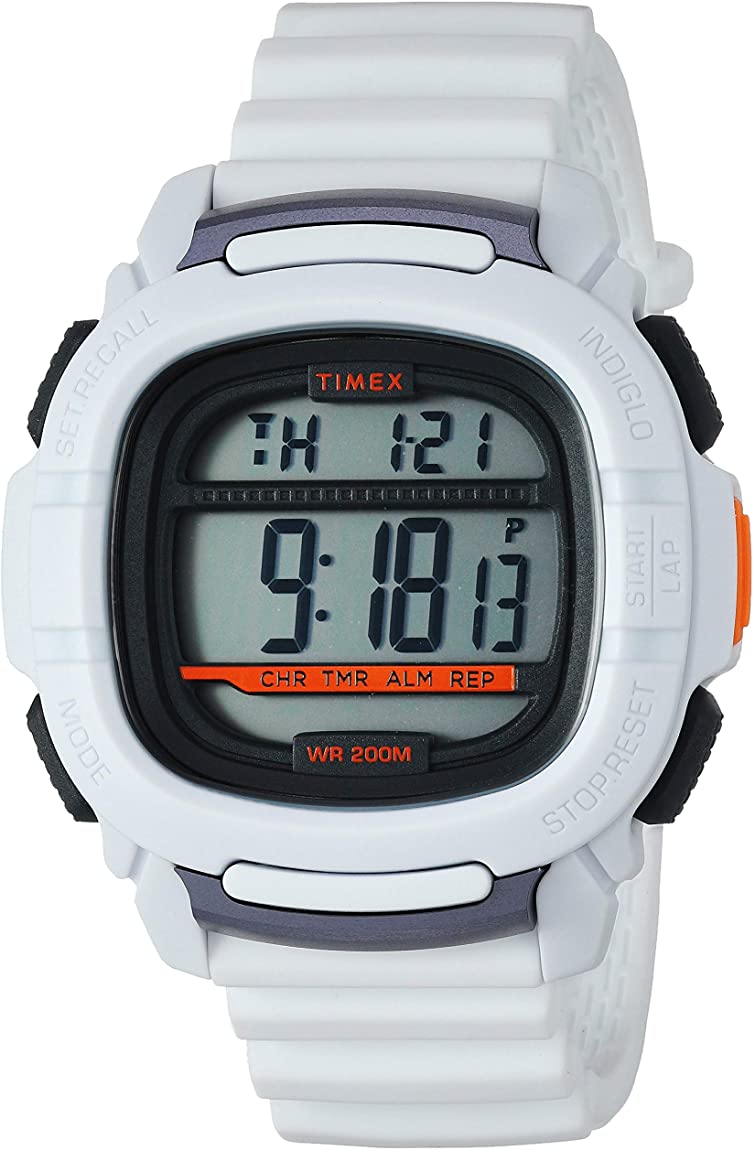 Timex Command White Silicone Digital Mens Watch TW5M26400