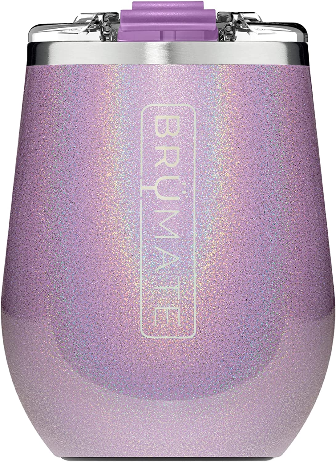 Brumate Uncorkd XL 14oz Wine Tumbler - Glitter Violet