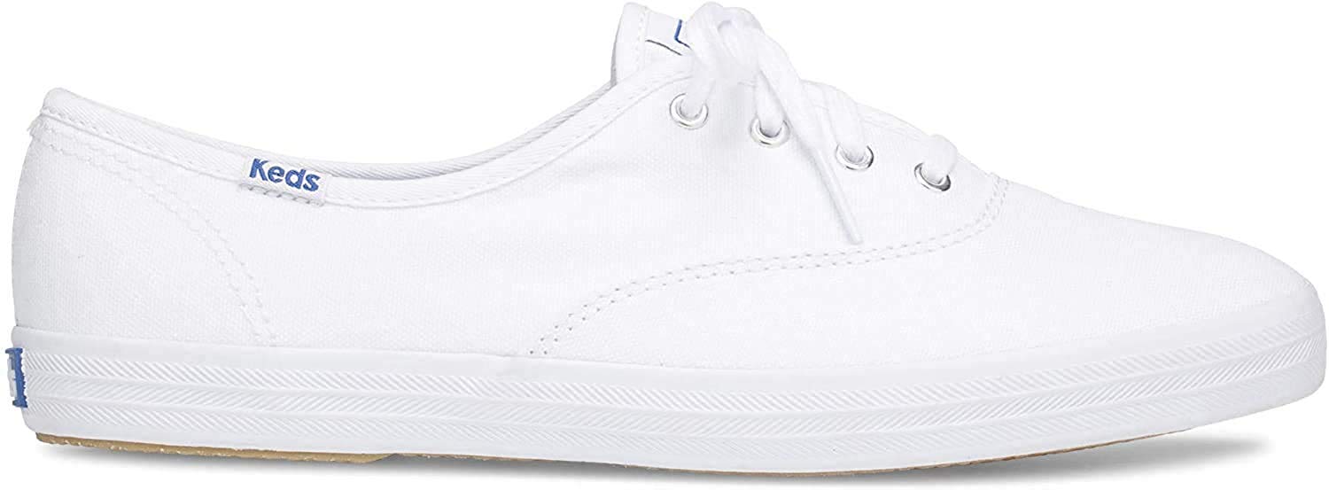 Keds Womens Champion Original Canvas Lace-Up Sneaker - White - Size 10