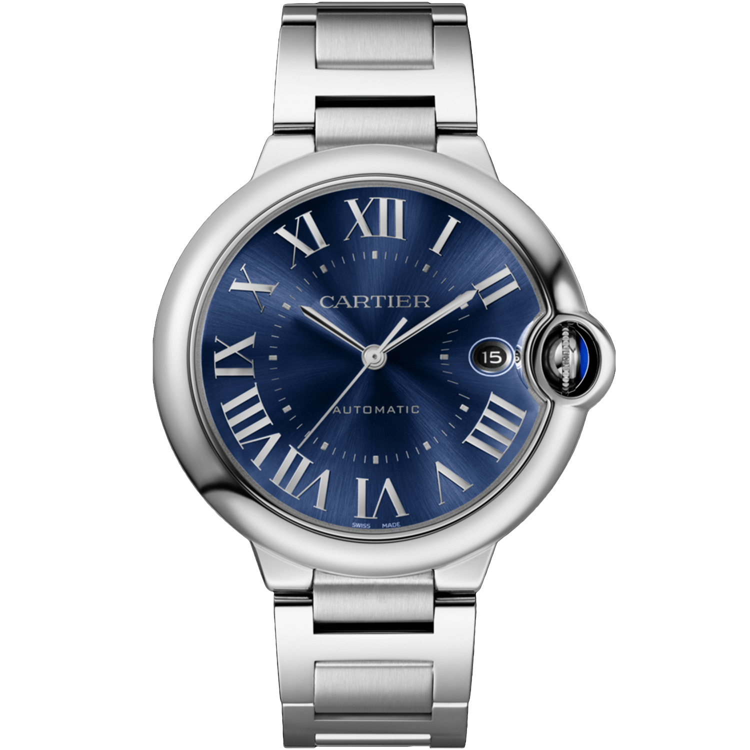 Cartier Ballon Blue Mens Watch WSBB0061