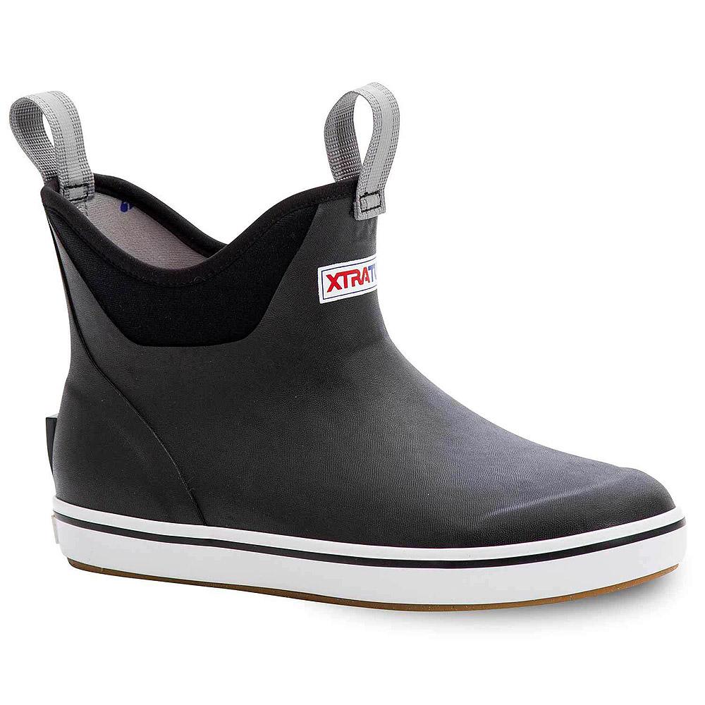 Xtratuf Womens 6 Inch Ankle Deck Boot - Black - Size 6