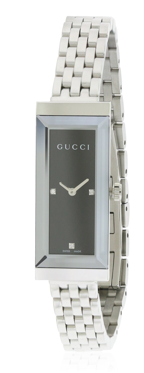 Gucci G-Frame Diamond Dial Bracelet Watch YA127504