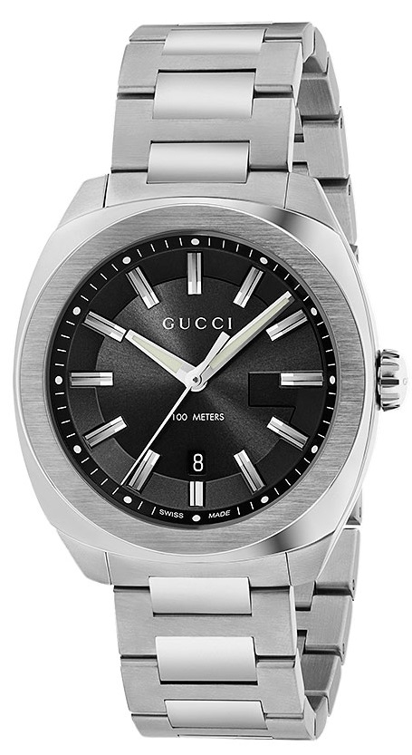 Gucci Stainless Steel Mens Watch YA142301