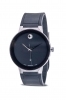 Movado Sapphire Rubber Mens Watch 0607406