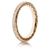PANDORA Hearts of PANDORA Ring - Clear CZ & 14K Gold - 150181CZ-54
