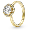 Pandora Sparkling Round Halo Ring