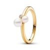 Pandora Duo Treated Freshwater Cultured Pearls Ring