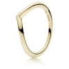 Pandora Shining Wish Ring - Silver Enamel 18ct Gold Plated