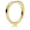 Pandora Logo Heart Ring In Pandora Shine- Size 52