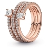 Pandora Triple Spiral Ring
