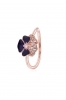 Pandora Deep Purple Pansy Flower Ring