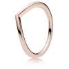 PANDORA Shining Wish Wishbone PANDORA Rose ring
