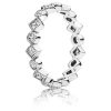 PANDORA Alluring Brilliant Princess Stackable Ring