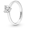 Pandora Sparkling Heart Solitaire Ring