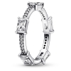 Pandora Rectangular Bars Sparkling Pave Ring